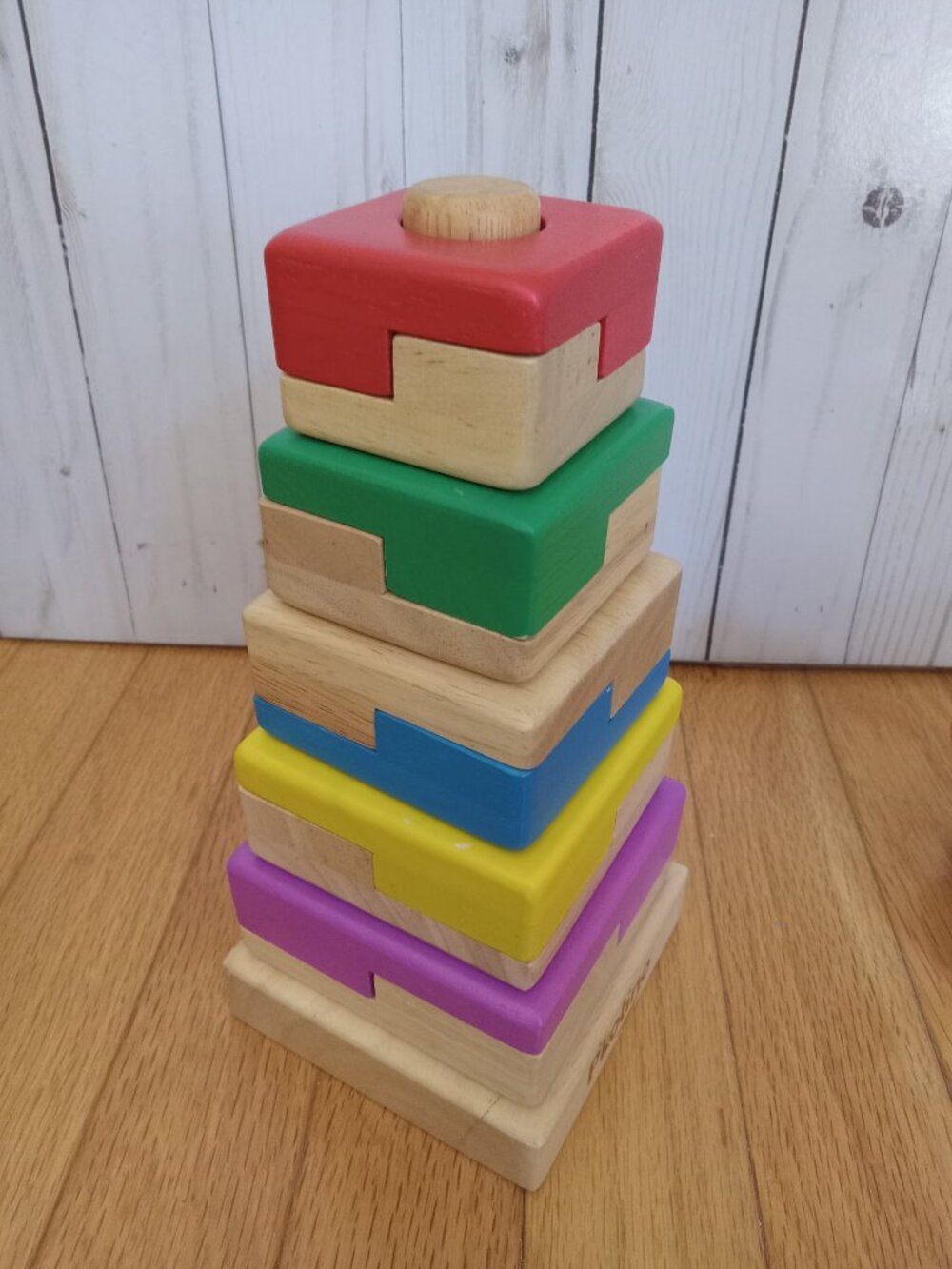 Toddler Stacking Block Tower